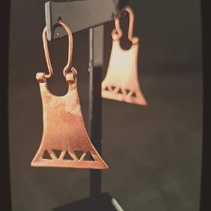 AROS COLGANTES DE COBRE ESTILO CAMPANA